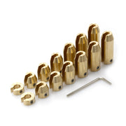 WnSEu brass refill pack front view showing reusable weight clips and quantity benefit