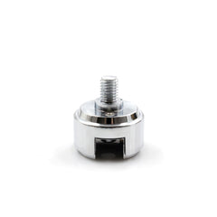WnSEu side profile of adapter highlighting durable chrome steel construction
