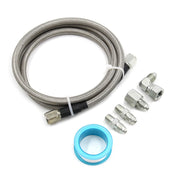 WnSEu front view of the 36-inch -4AN pressure line kit showing complete assembly and durability