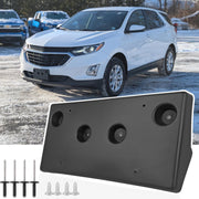 Wocch front view of license plate frame showing neat factory fit and clean appearance