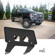 Wocch front view of license plate bracket showing OEM fit and durable finish