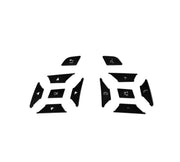 WODOFO GDR front view of 12pcs steering wheel button covers showing fitted layout and benefit of protection