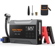 WOLFBOX MV10A front view showing compact all-in-one design and easy carry benefit