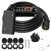 WOLFWILL 7-pin plug front view showing secure connection benefit
