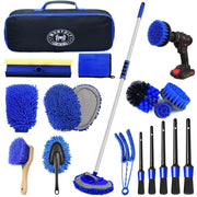 Wontolf front of kit laid out showing all included cleaning tools