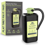 Woowind front bottle view showing compact emergency sealant and quick access benefit