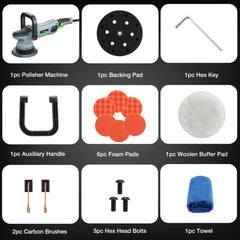WORKPRO backing pad with foam pods showing multi-surface versatility