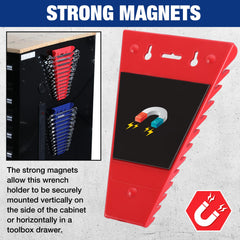 WORKPRO close-up of rare-earth magnet detail demonstrating strong secure hold