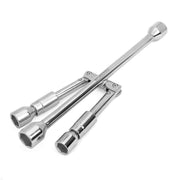 WORKPRO front view of folded lug wrench showing compact storage benefit