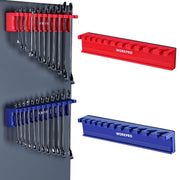 WORKPRO front view of 24-slot wrench organizer showing neat storage benefit