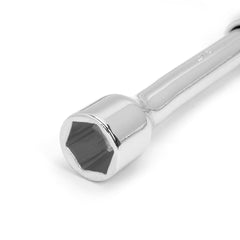 WORKPRO wrench in use removing lug nuts demonstrating strong leverage