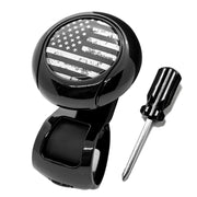 WOSITE front view of American Flag spinner showing patriotic design and easy-grip benefit