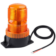 WOWTOU front view of amber strobe showing compact low-profile design and clear visibility