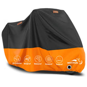 Wrypun orange front view cover showing full protection and high visibility