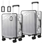 WSSROGY clear cover front view protecting suitcase visibly