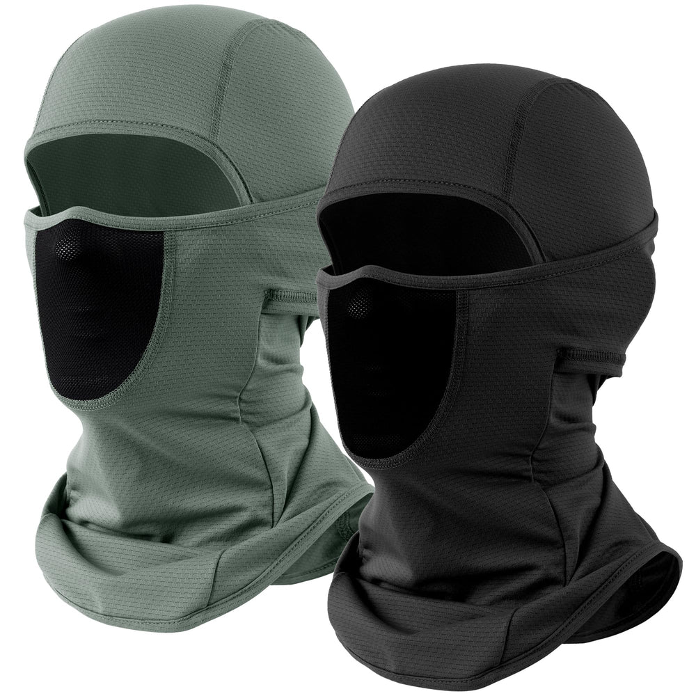 WTACTFUL front view showing full face coverage and sun protection benefit