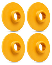 Wujexuhe front view of bump stop showing shape and mount for easy fit