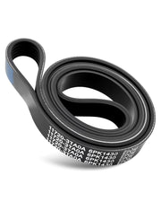 Wujexuhe front view of serpentine belt showing part number and packaging benefit reliability