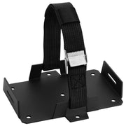 Wyckoff front view of tray shows compact mount and secure hold