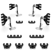 Wyckoff front kit layout showing all separators and brackets for tidy routing