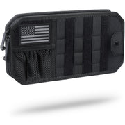 WYNEX visor organizer front view showing pockets and clean layout for fast access