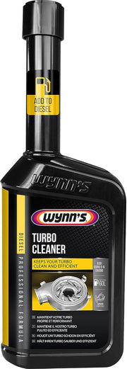 Wynn's bottle front label showing product name and 500ml size, clear maintenance benefit