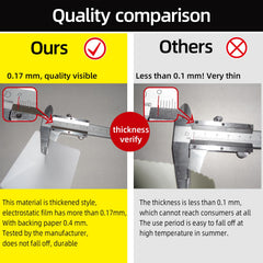 WZCNDIDI applied on car windshield showing easy repositioning and clear view