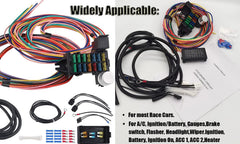 WZruibo closeup of color-coded wires showing clarity for faster installation