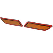 X AUTOHAUX front bumper reflector front view showing OEM fit and finish