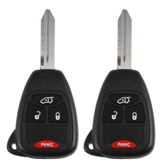 X AUTOHAUX front-facing remote pair showing buttons and key blank benefit: clear replacement