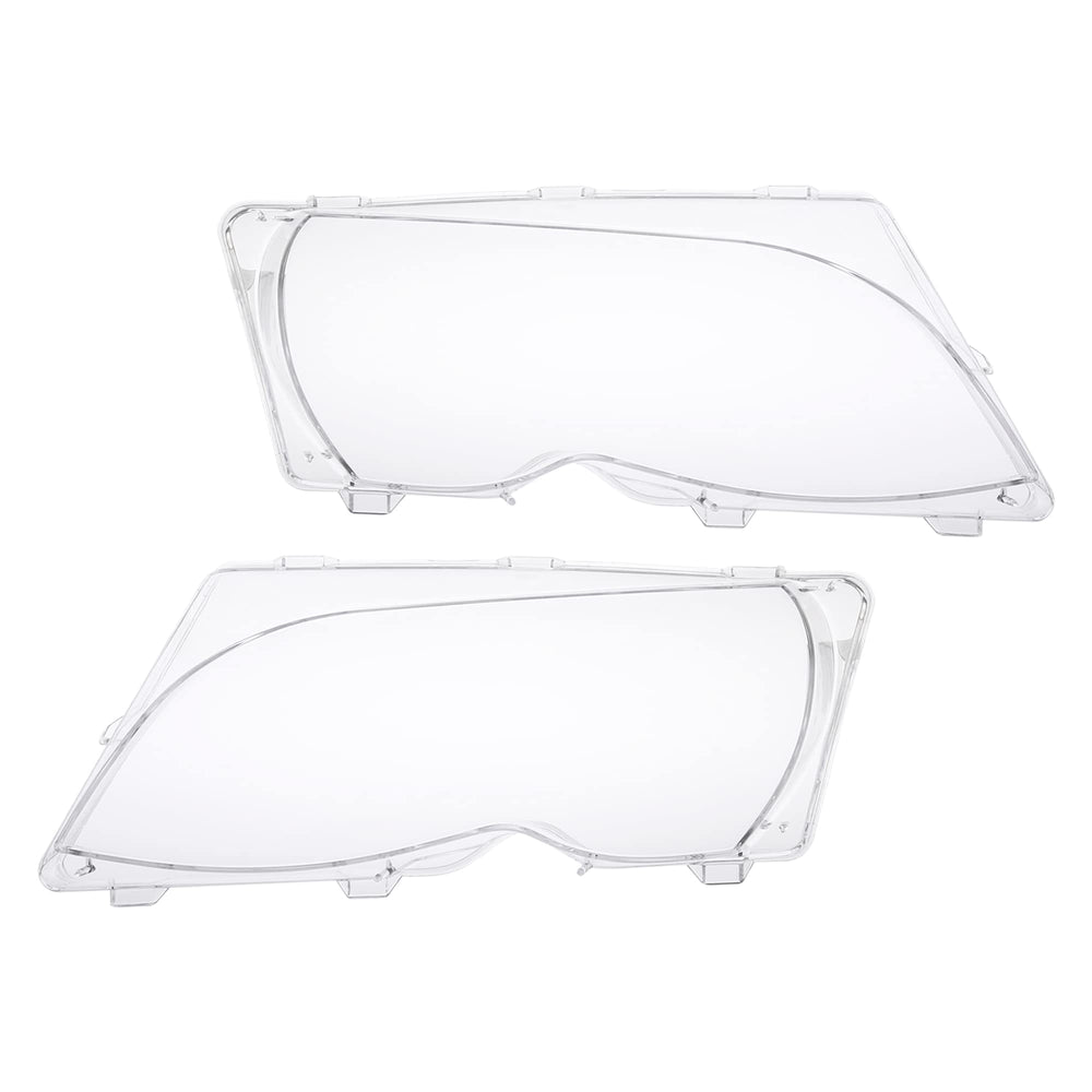 X AUTOHAUX front view clear lens cover showing fit and restored appearance