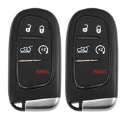 X AUTOHAUX front view of two remotes showing complete set and convenience