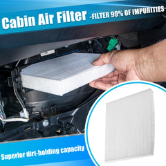 X AUTOHAUX engine filter installed under hood for easy replacement