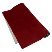 X AUTOHAUX front view of red suede headliner showing full sheet for accurate sizing and planning