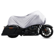X AUTOHAUX front view on bike showing secure coverage and quick protection