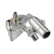 X AUTOHAUX front view of aluminum thermostat housing showing fitment benefit