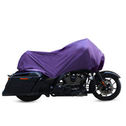 X AUTOHAUX front profile view showing full bike coverage and quick protection