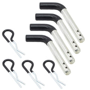 X-Haibei hitch pin front packaging showing 4-pack for convenient replacement