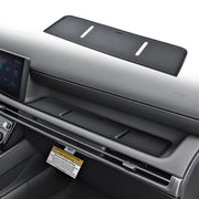 X-TKER front view showing dashboard tray liner and neat fit benefits