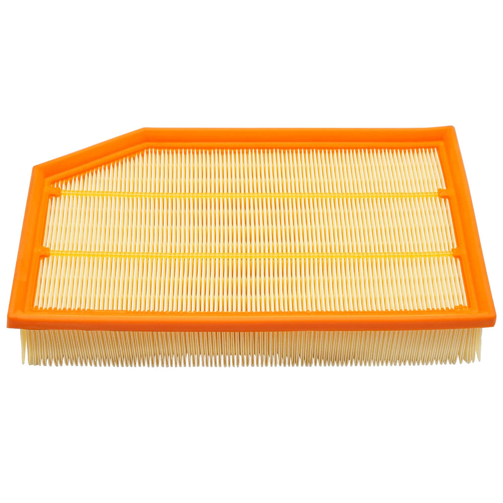 X4XZ front view of 68257030AA engine air filter showing exact fit and clean intake protection