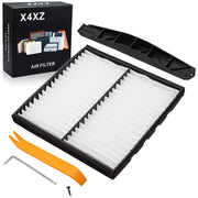 X4XZ front packaging showing cabin filter and fast identification benefit