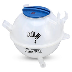 X4XZ front view of expansion tank showing shape and fit for easy swap