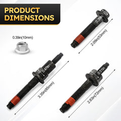X4XZ hex screws and flange nuts displayed for reliable vibration resistance