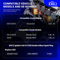 X4XZ ignition coil close-up showing connector and spring for reliable connection