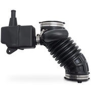 X4XZ front view of intake hose showing shape and fit, improves sealing