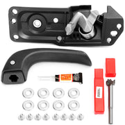 X4XZ front view of left driver handle showing exact OE replacement fit