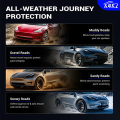X4XZ mud flap close-up texture highlighting durable ABS construction