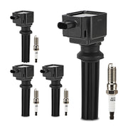 X4XZ front packaging showing complete ignition coil and spark plug kit for quick identification and fitment benefit