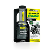XADO ATOMEX bottle front view showing product for leak repair benefit