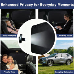 XCBYT dense black inner layer texture blocking light for privacy
